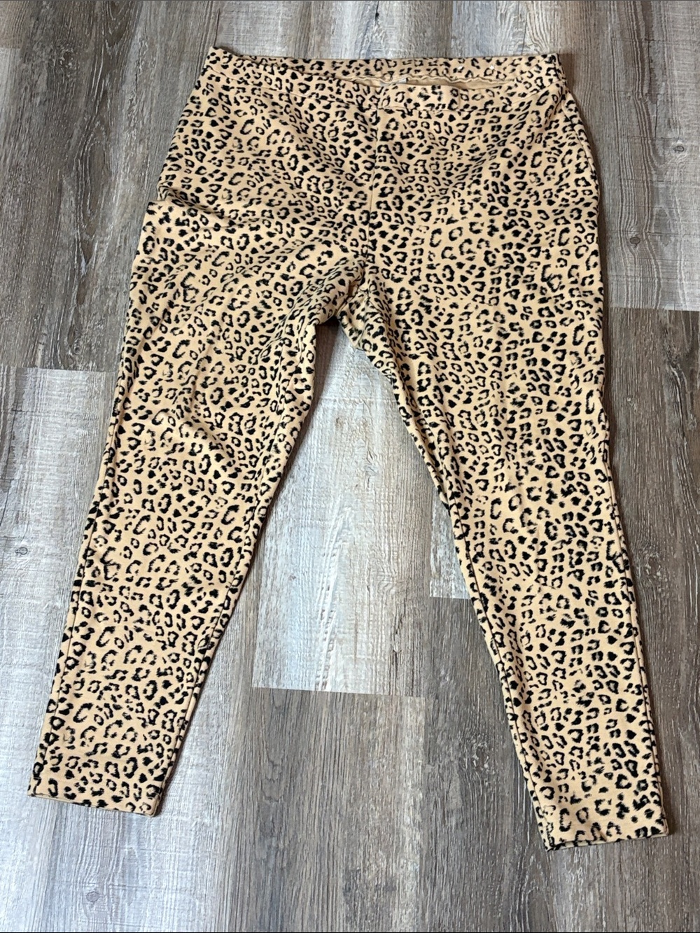 Chico's Leopard Print Leggings - Tan & Black